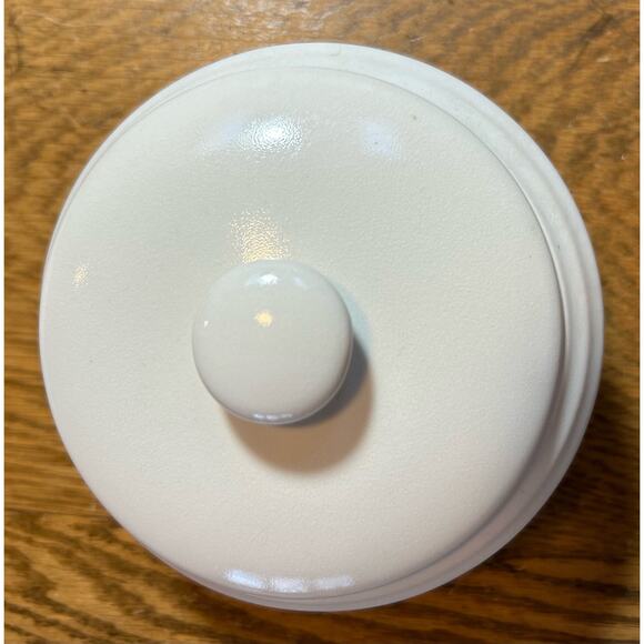 Dansk Century White Sugar Bowl with Lid Replacement Trinket Dish MCM - Picture 2 of 5